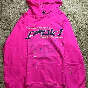 Spider Pink V2 Hoodie Pink